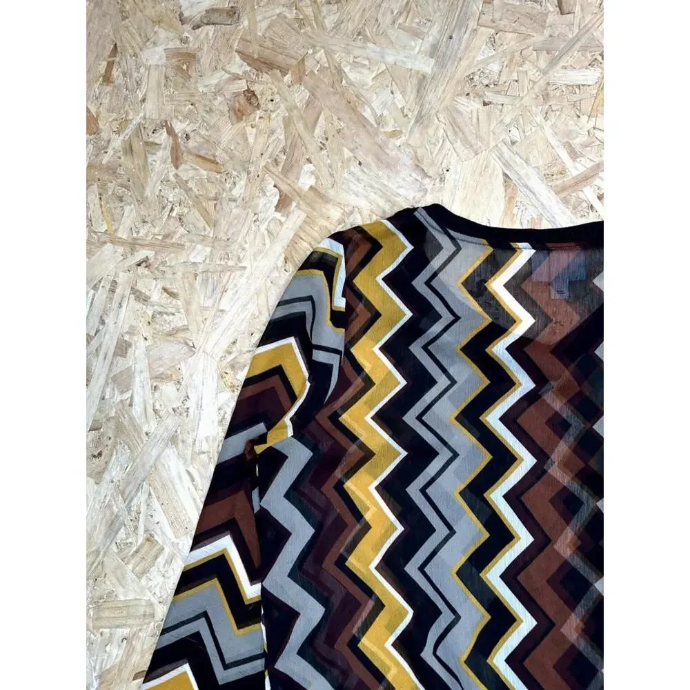 Missoni for Target 20th Anniversary Chevron Knit V-Neck Sweater Mens